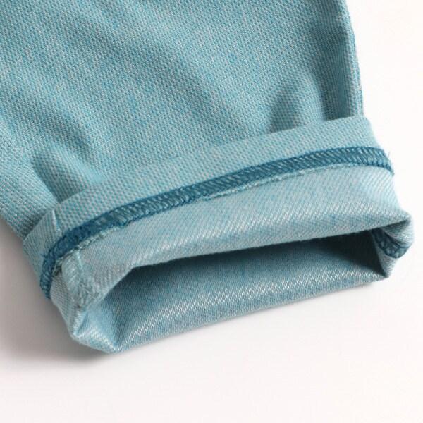 電車刺繡條紋七分褲（80～90）