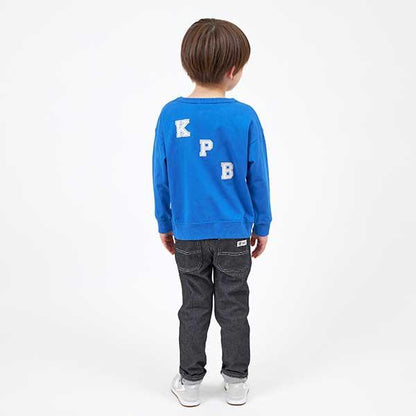 印花標誌衛衣風長袖T恤（100～130）