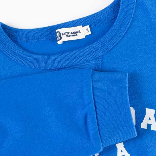 印花標誌衛衣風長袖T恤（100～130）