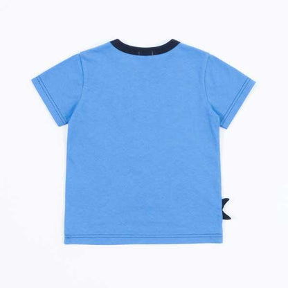 鯊魚圖案短袖T恤（100～130）