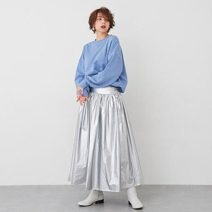 【LADIES】亮面長裙