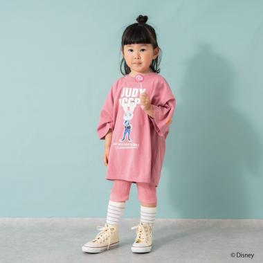 【瘋狂動物城】徽章刺繡寬鬆短袖T恤