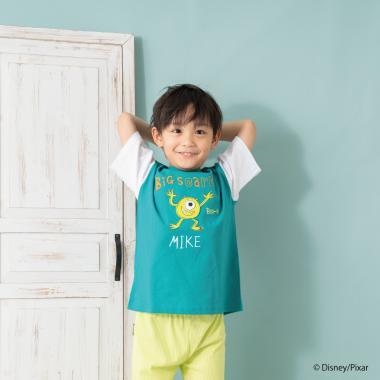 【怪獸電力公司】手繪印花寬鬆短袖T恤