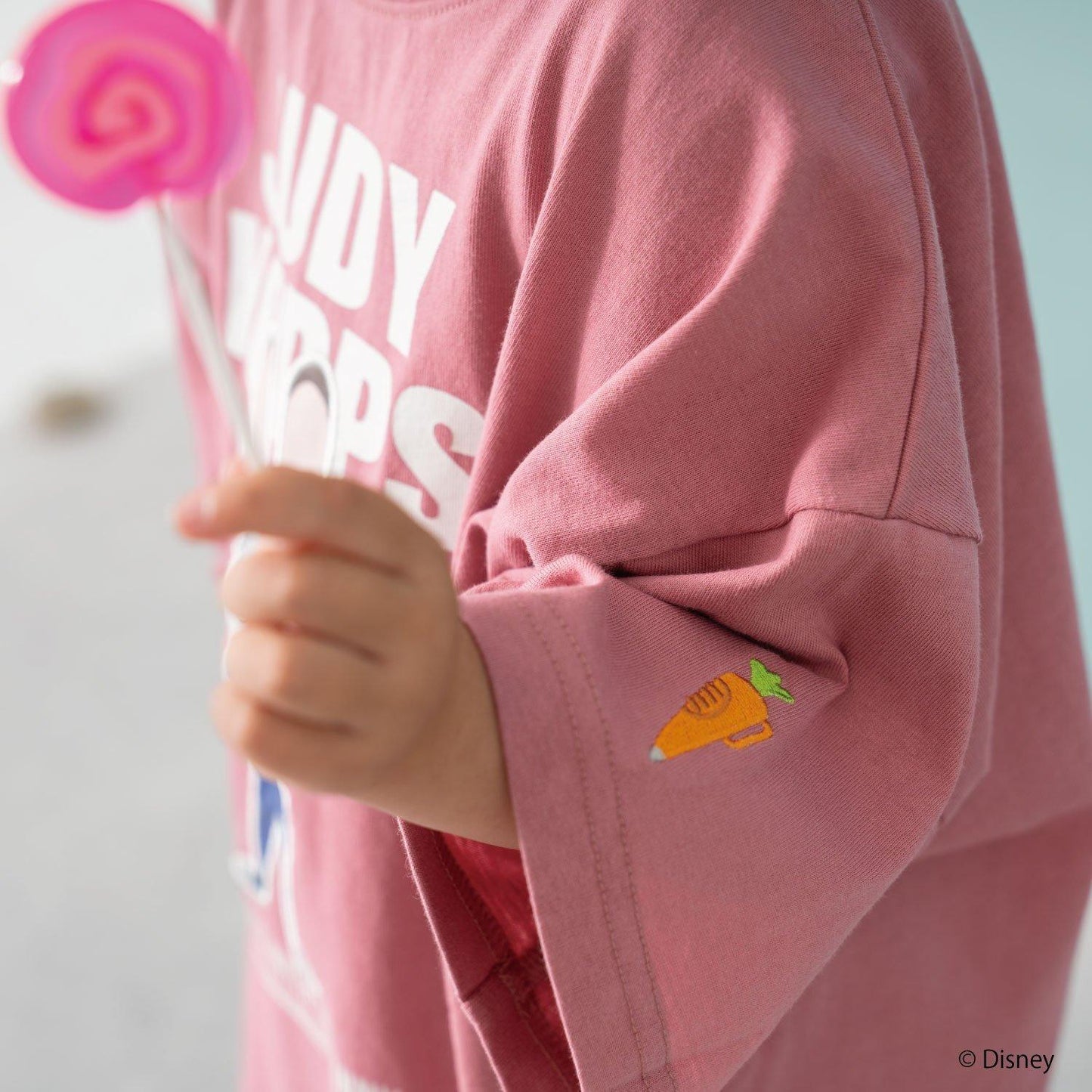 【瘋狂動物城】徽章刺繡寬鬆短袖T恤