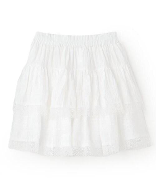 蕾絲層疊裙褲【韓國時尚】