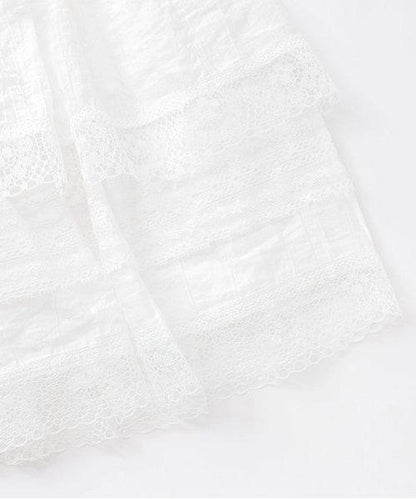 蕾絲層疊裙褲【韓國時尚】