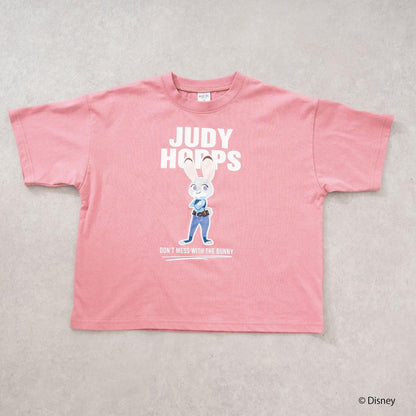 【瘋狂動物城】徽章刺繡寬鬆短袖T恤