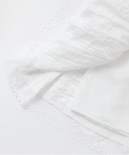 蕾絲層疊裙褲【韓國時尚】