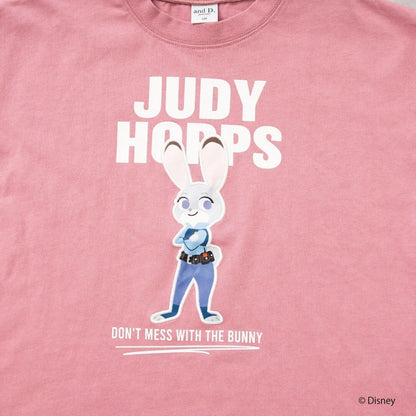 【瘋狂動物城】徽章刺繡寬鬆短袖T恤