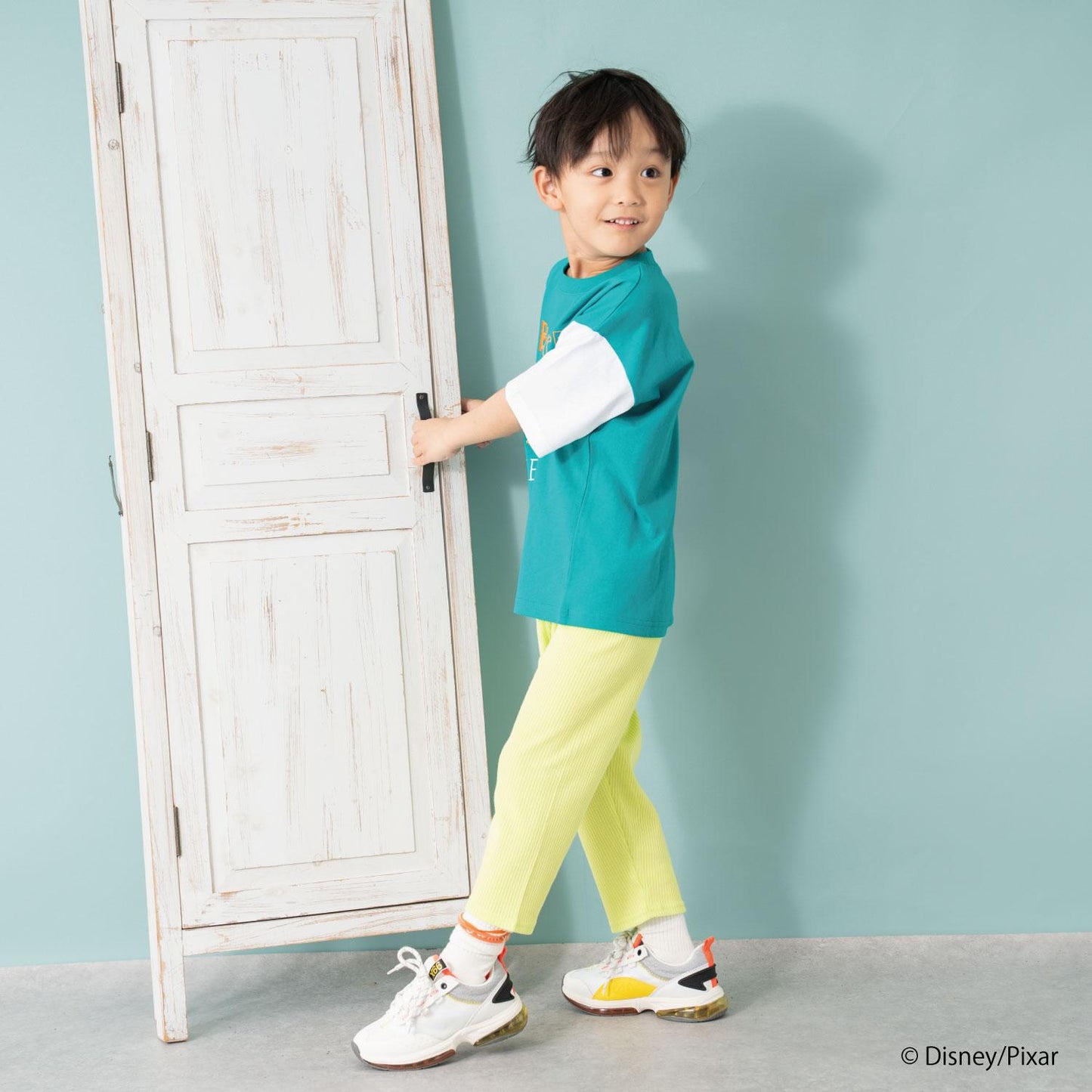 【怪獸電力公司】手繪印花寬鬆短袖T恤