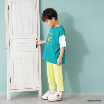 【怪獸電力公司】手繪印花寬鬆短袖T恤