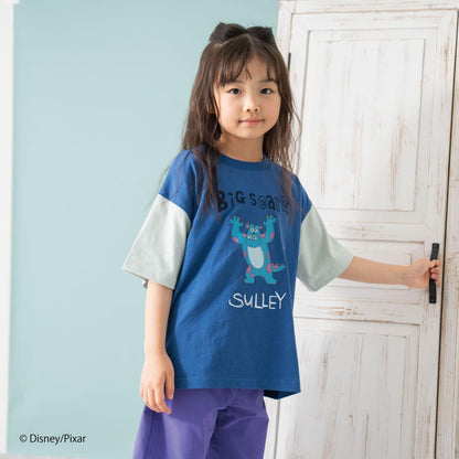 【怪獸電力公司】手繪印花寬鬆短袖T恤