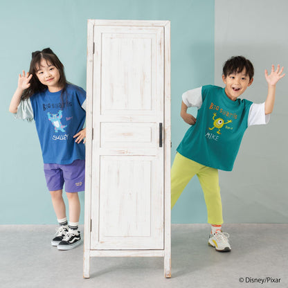 【怪獸電力公司】手繪印花寬鬆短袖T恤