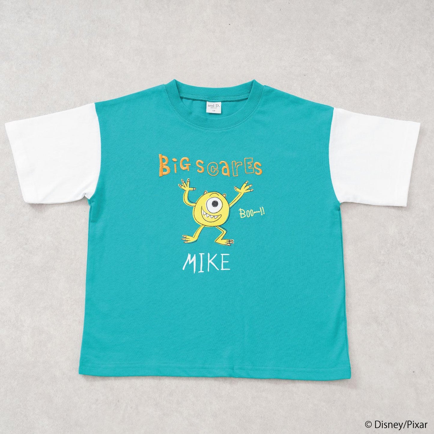 【怪獸電力公司】手繪印花寬鬆短袖T恤