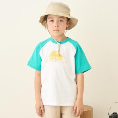 【接觸冷感】【KELTY】插肩袖T恤