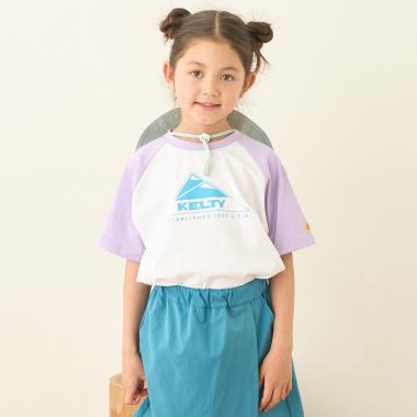 【接觸冷感】【KELTY】插肩袖T恤