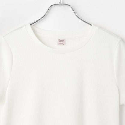 蝴蝶結網眼T恤套裝