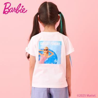 【Barbie】袖褶T恤