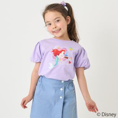 防汙防潑水《迪士尼》公主泡泡袖T恤
