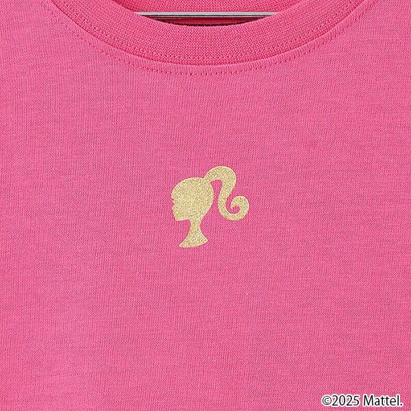 【Barbie】袖褶T恤