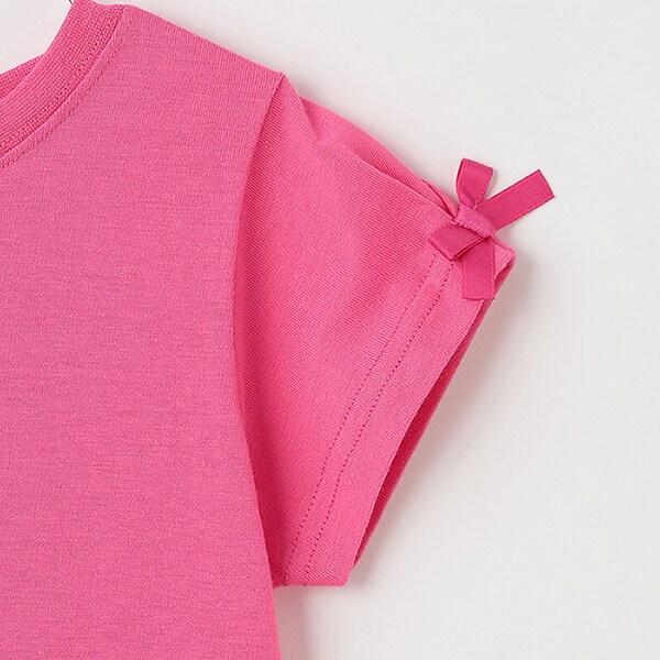 【Barbie】袖褶T恤