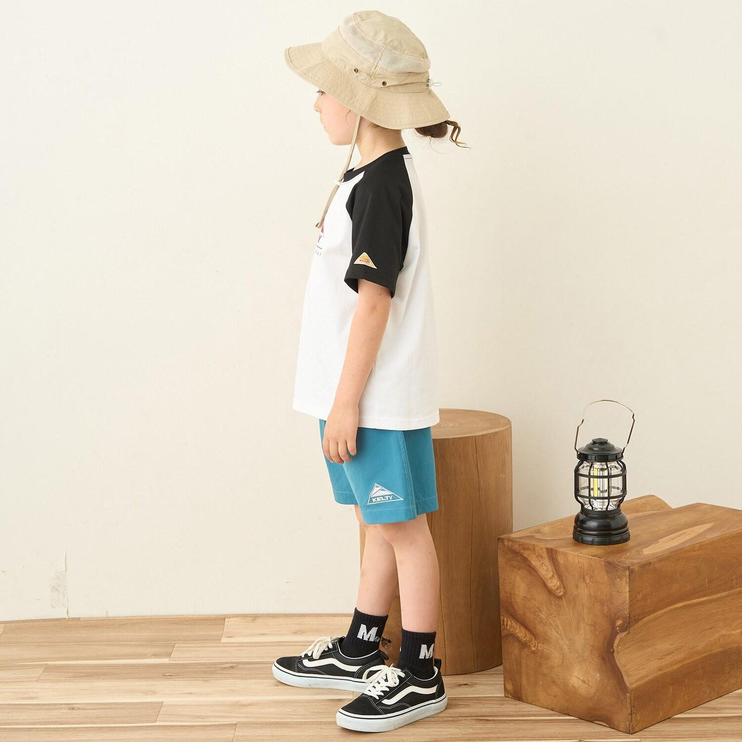 【接觸冷感】【KELTY】插肩袖T恤