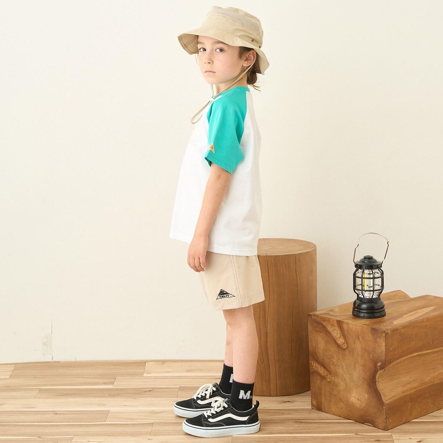 【接觸冷感】【KELTY】插肩袖T恤