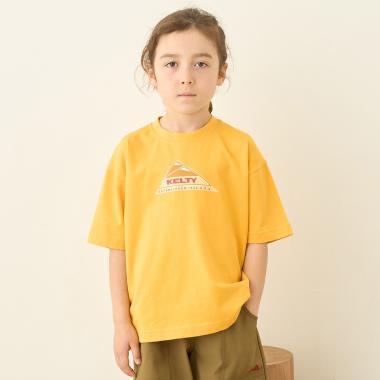 【接觸冷感】【KELTY】圖案拼接T恤