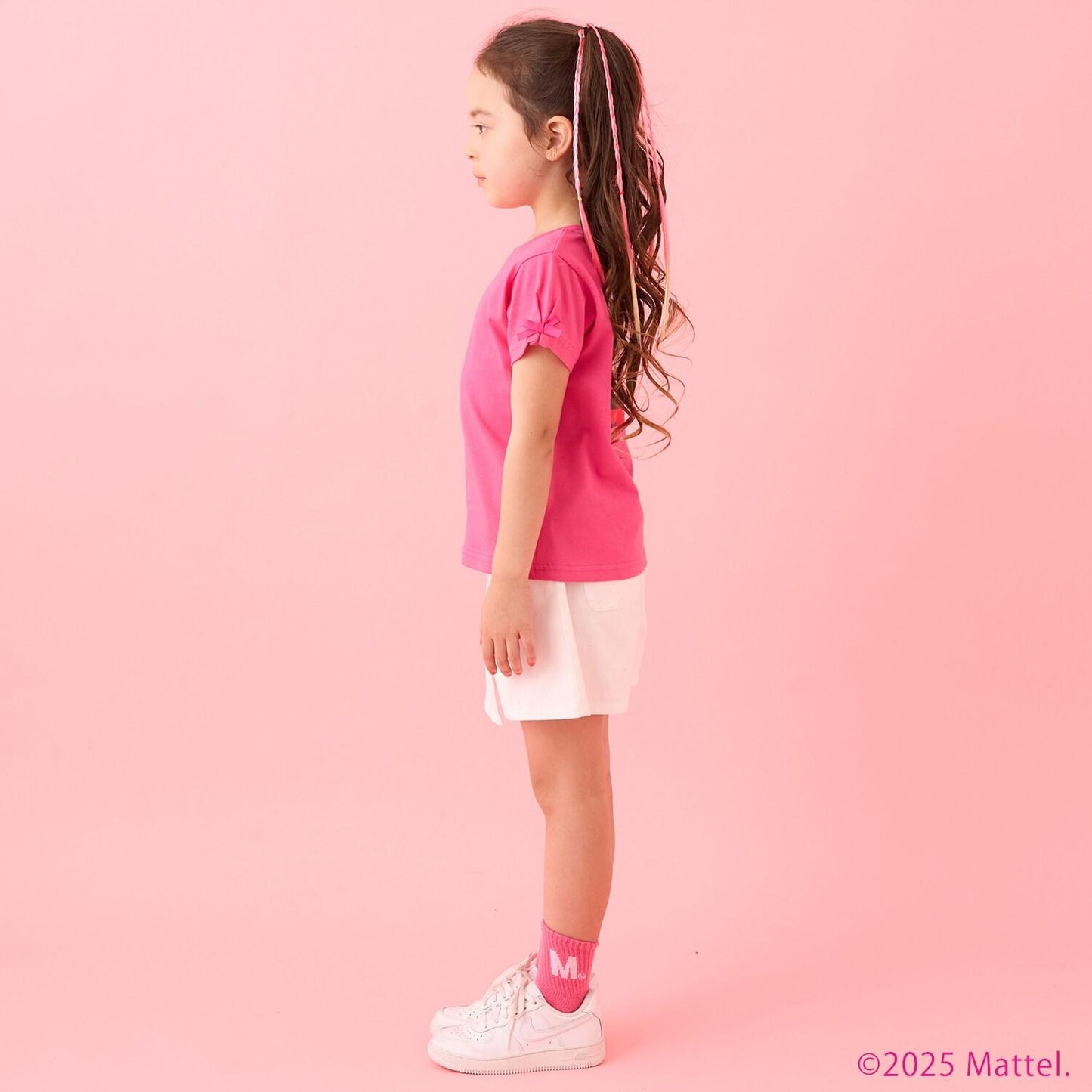 【Barbie】袖褶T恤