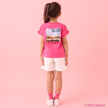 【Barbie】袖褶T恤