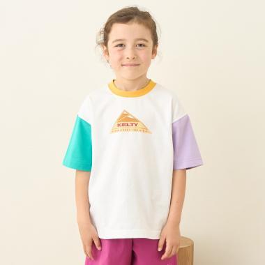 【接觸冷感】【KELTY】圖案拼接T恤