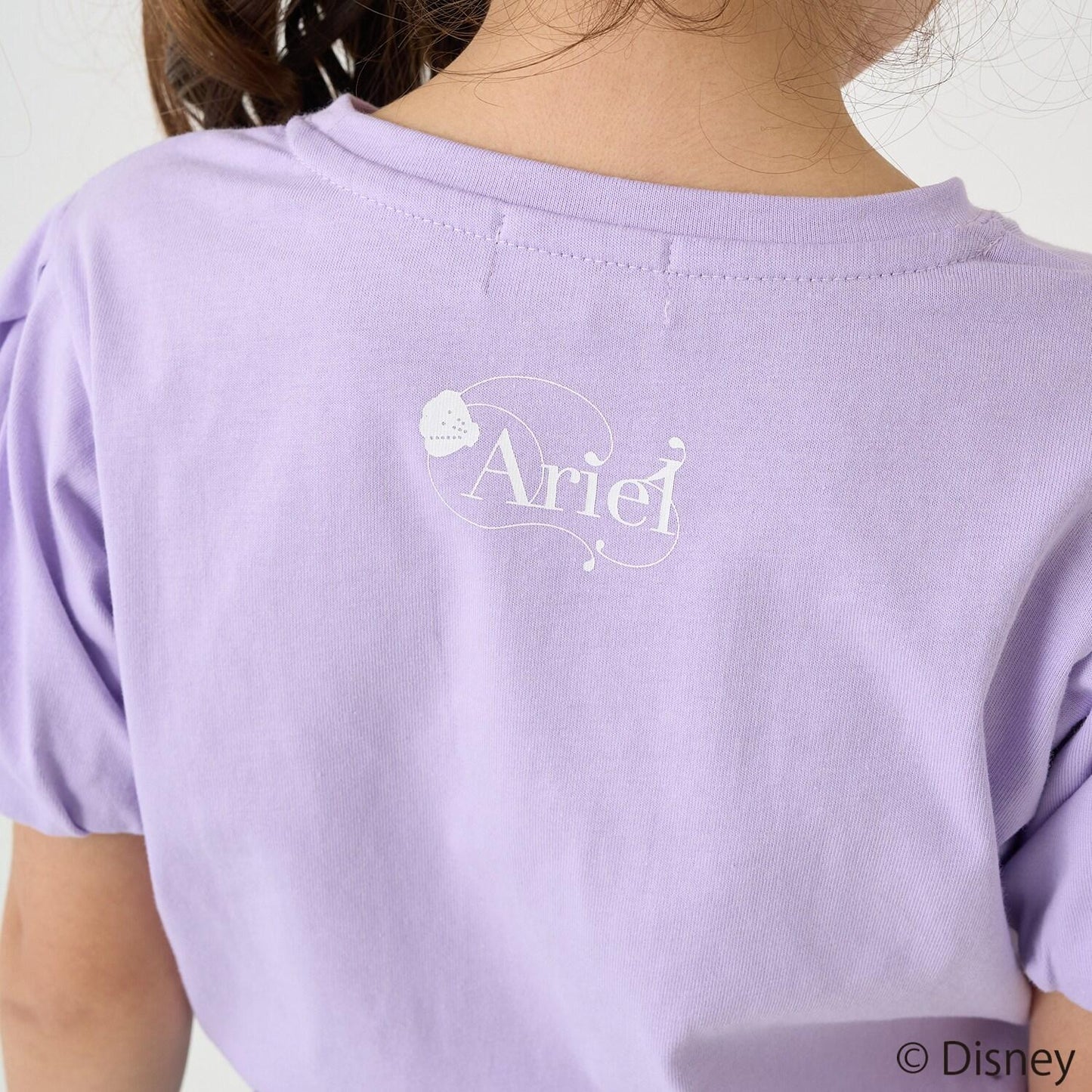 防汙防潑水《迪士尼》公主泡泡袖T恤