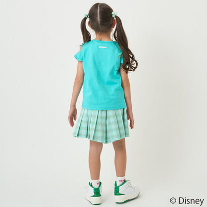 防汙防潑水《迪士尼》公主蝴蝶結袖一字肩T恤