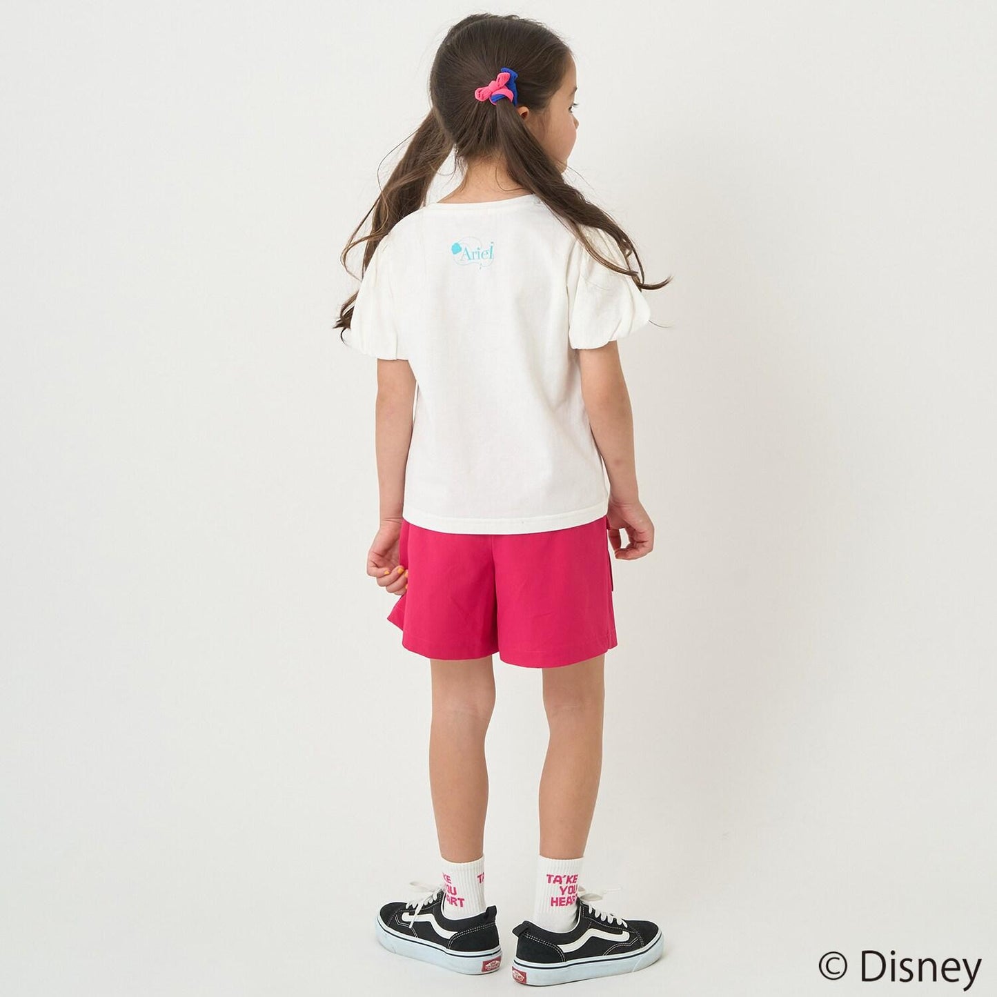 防汙防潑水《迪士尼》公主泡泡袖T恤