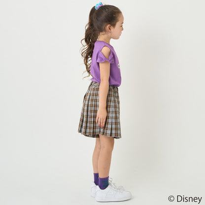 防汙防潑水《迪士尼》公主蝴蝶結袖一字肩T恤