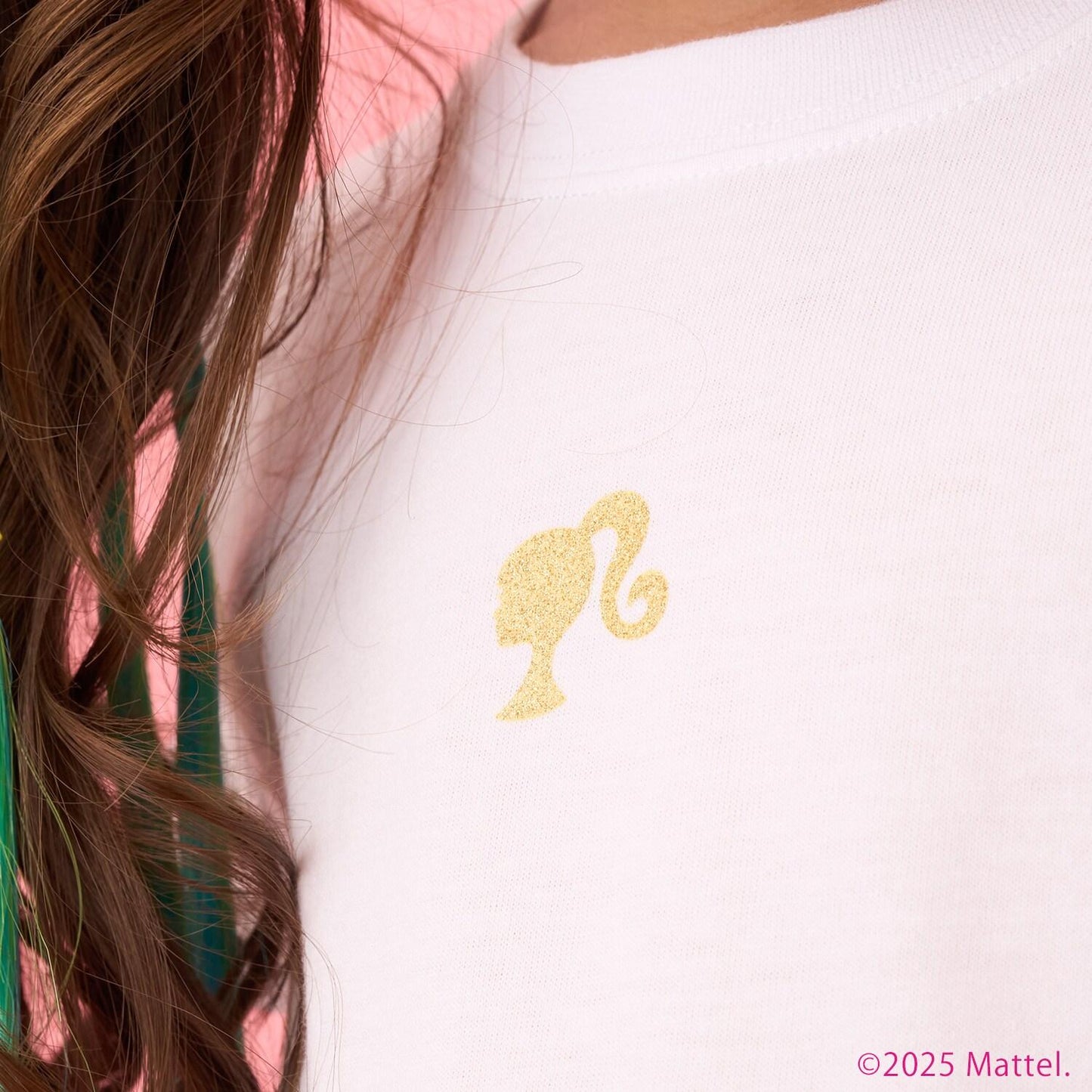 【Barbie】袖褶T恤