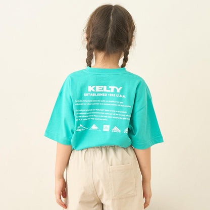 【接觸冷感】【KELTY】圖案拼接T恤