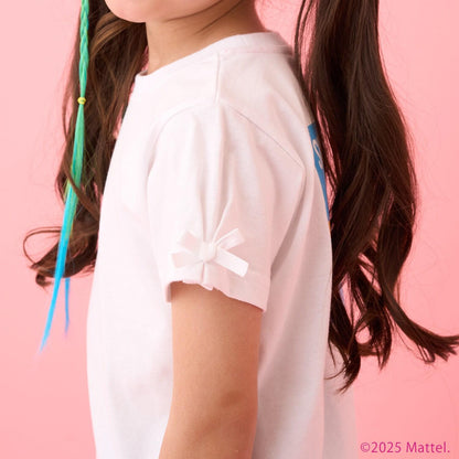 【Barbie】袖褶T恤