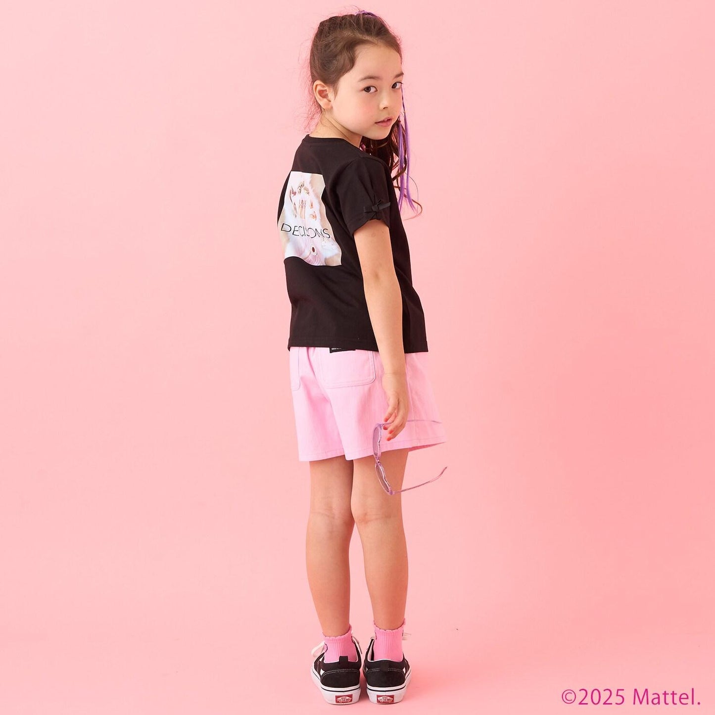 【Barbie】袖褶T恤