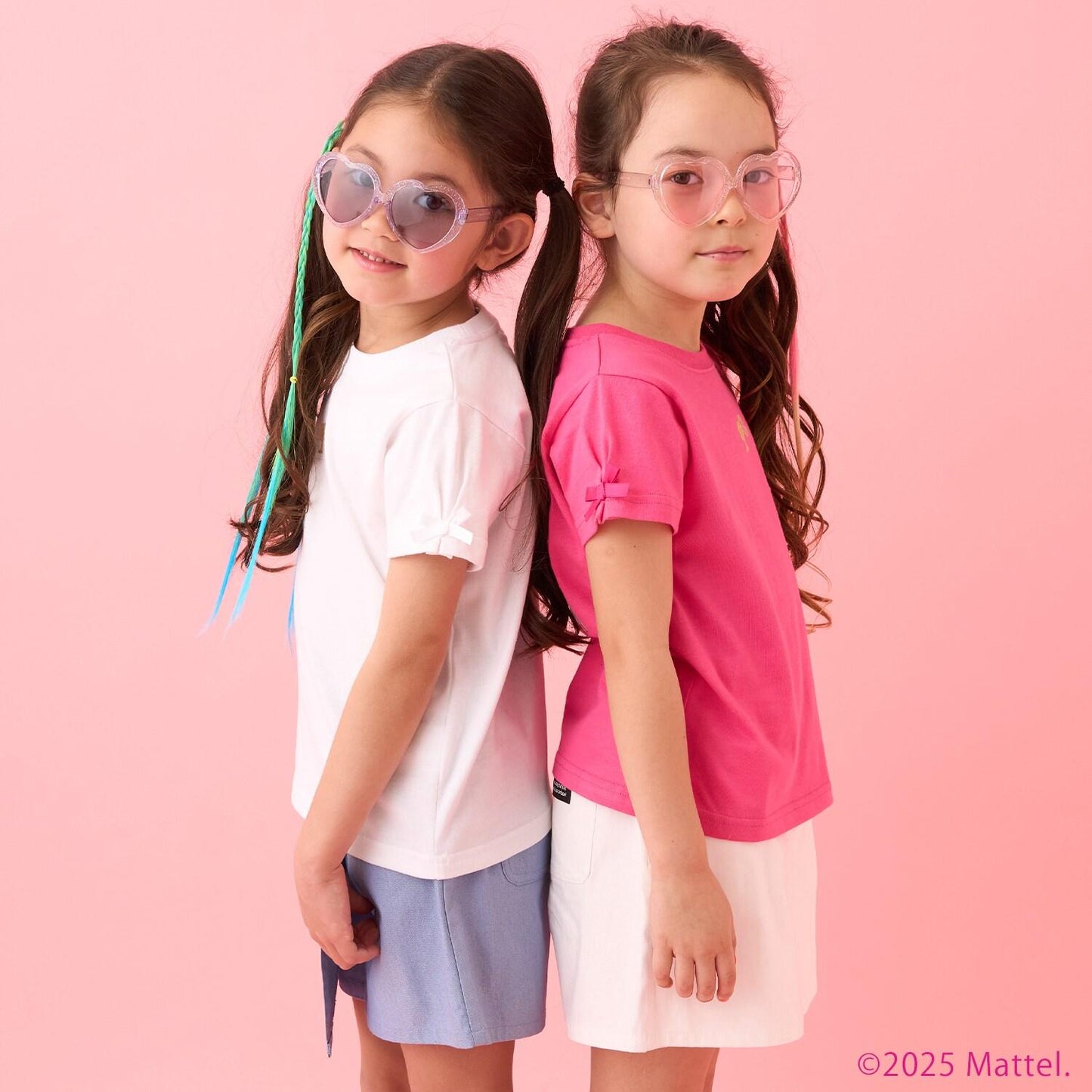 【Barbie】袖褶T恤