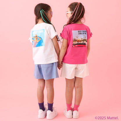 【Barbie】袖褶T恤