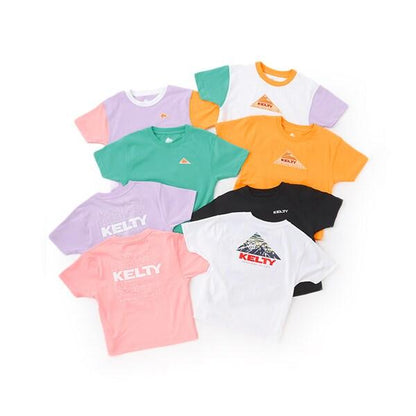 【接觸冷感】【KELTY】圖案拼接T恤