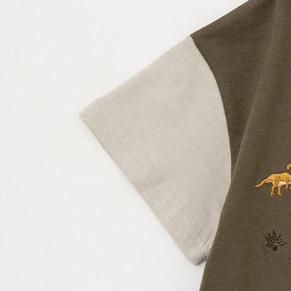 恐龍刺繡短袖T恤