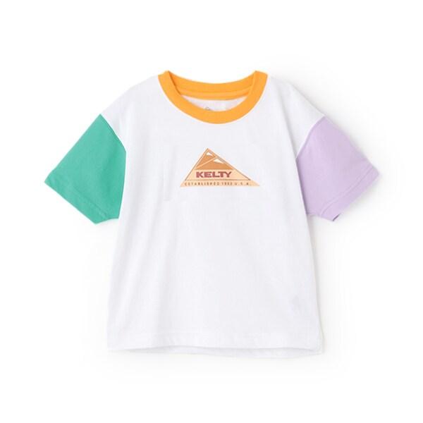 【接觸冷感】【KELTY】圖案拼接T恤