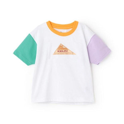 【接觸冷感】【KELTY】圖案拼接T恤