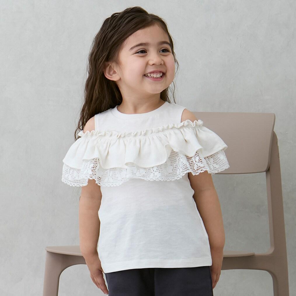 【接觸冷感/リンク】蕾絲T恤