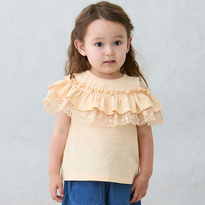 【接觸冷感/リンク】蕾絲T恤