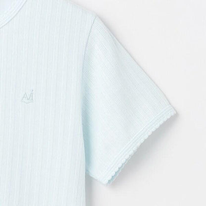 【AMI】鏤空花邊T恤