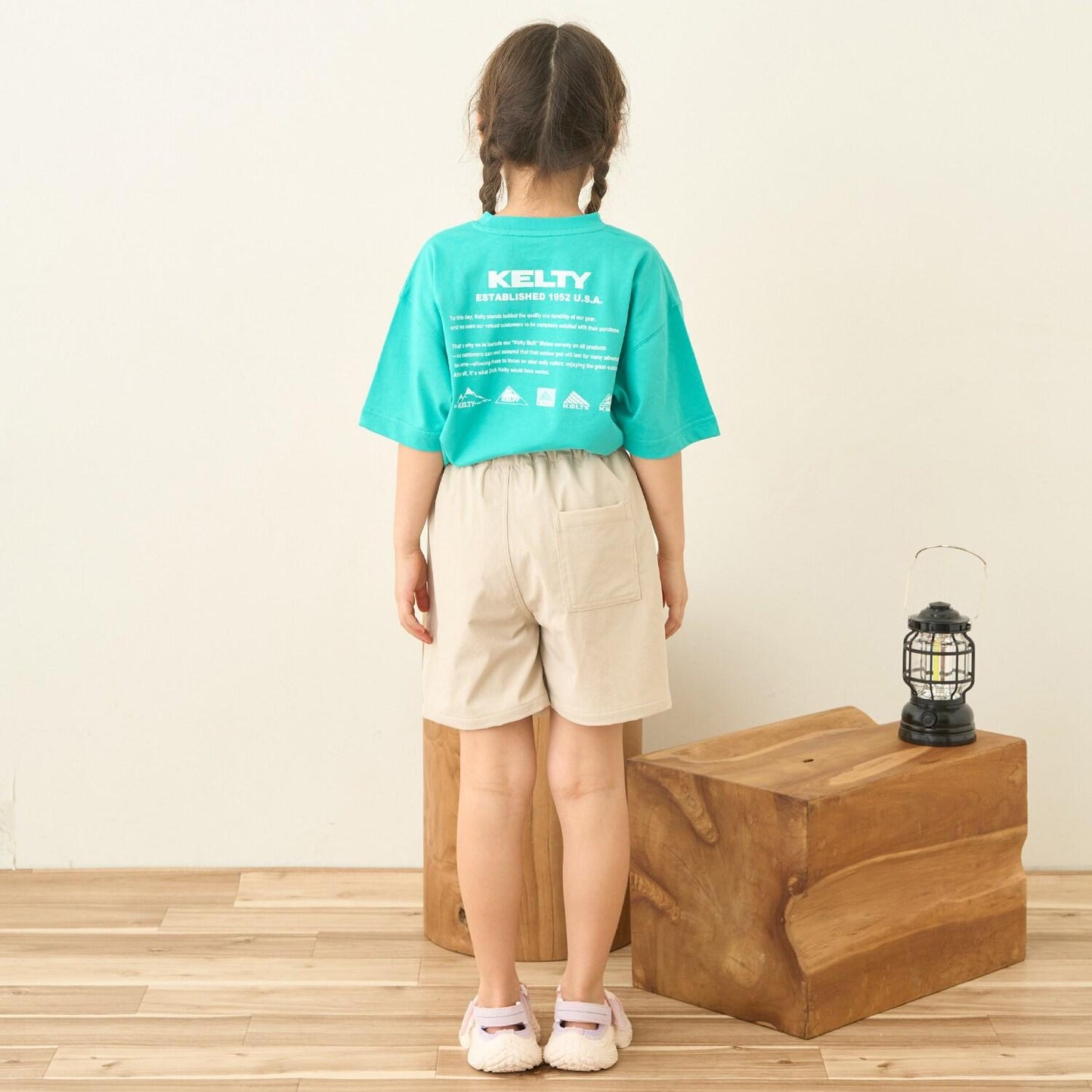 【接觸冷感】【KELTY】圖案拼接T恤