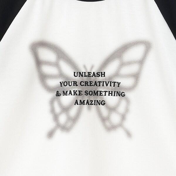 【LTXC】【吸水速幹/清爽】拼色插肩袖T恤